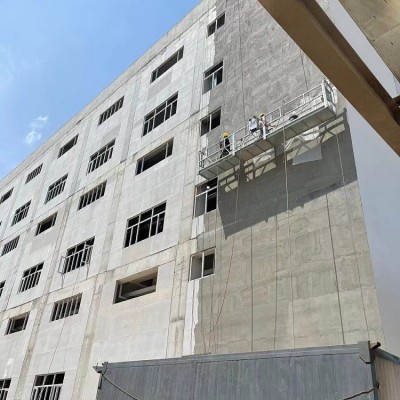 石膏自流平施工 地面找平 灰色 泵送 节能环保 乔贝建筑图4