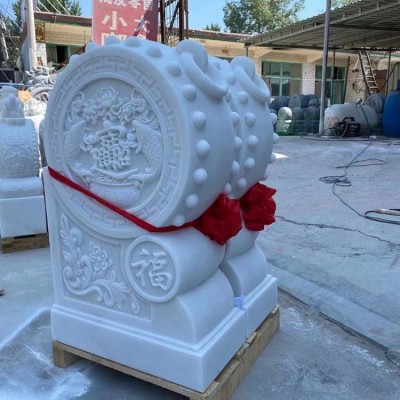 乔升建材 汉白玉雕塑 源头定制 精选材料 耐腐蚀 手工雕刻图3