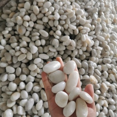 园林铺设鹅卵石 黑色雨花石 2-3厘米人工挑选抛光图2
