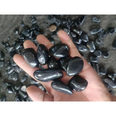 黑色精品铺路抛光鹅卵石供应1-3.3-5.5-8公分 规格齐全 东森w097图3