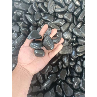 黑色精品铺路抛光鹅卵石供应1-3.3-5.5-8公分 规格齐全 东森w097图5