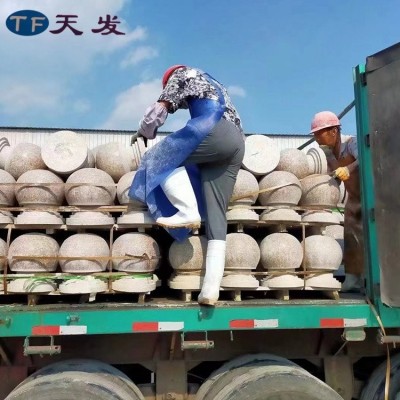 五莲红圆球 街道广场路障花岗岩挡车球 阻车球图2