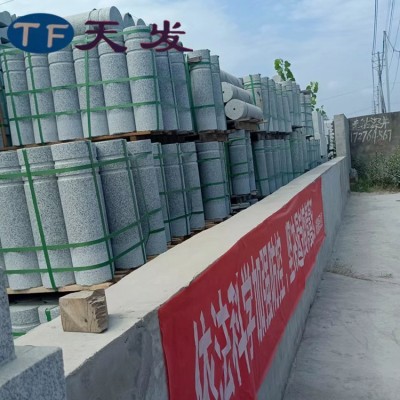 无底座花岗岩阻车石柱 市政道路路口挡车柱 阻车桩图2