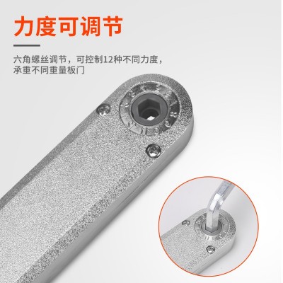 左钢五金 柜门随意停家具重力液压折叠支撑上翻门支撑杆五金配件图3