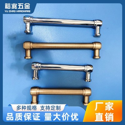 现代简约柜门把手直条空心美式鞋酒书橱衣柜板式抽屉拉手图3