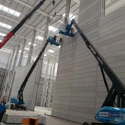 轻质隔墙板 ALC蒸压加气混凝土墙板 AAC板 施工方便 银山建筑装饰图2