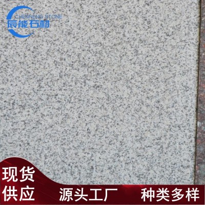 花岗岩山东白麻荔枝面 火烧面光面外墙干挂白麻板材 五莲石材厂矿图2