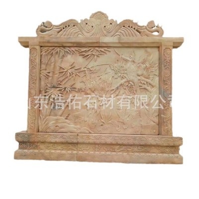 厂家承接人物石浮雕墙大理石花岗岩石材雕刻浮雕壁画工程文化墙图5