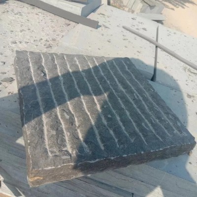 青石板地砖批发汀步石脚踏石 园林别墅庭院地砖 青石板老石板铺地图4