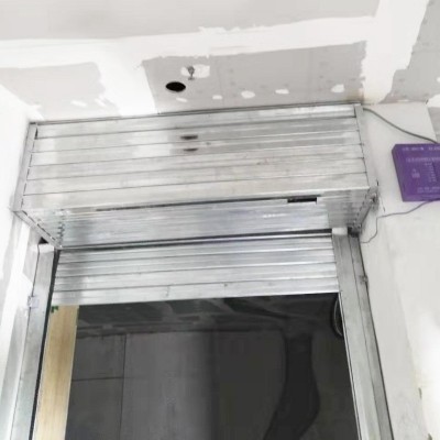 防火卷帘门厂房地下室平开门钢制卷帘门库房仓库彩钢板大门图4