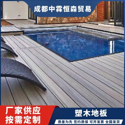 户外栈道塑木地板户外地板防腐木塑木户外地板长条板室外木塑地板图4