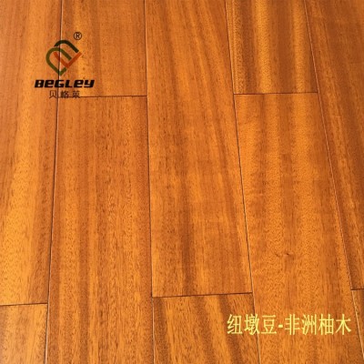 纽墩豆大河马非洲柚木 天然实木地板厂家直营图3