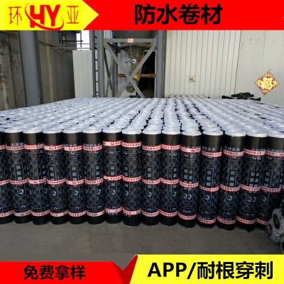 sbs改性沥青防水卷材 聚酯胎耐根穿刺卷材 屋顶屋面防水防潮材料图5
