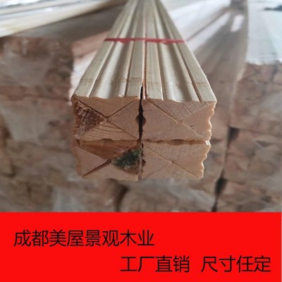 俄罗斯桑拿板免漆扣板实木吊顶护墙板樟子松原木隔墙云杉防腐木板图4