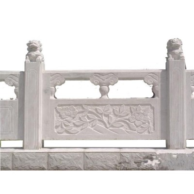 栏板围栏园林广场寺庙石栏板 芝麻灰汉白玉花岗岩河道石栏杆图5