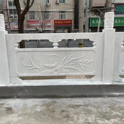 大理石古建栏杆围栏 广场寺庙花岗岩石栏杆 大桥石栏杆护栏图5