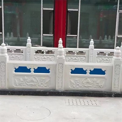大理石古建栏杆围栏 广场寺庙花岗岩石栏杆 大桥石栏杆护栏图4