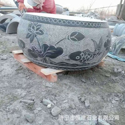 厂家供应各种规格天青石 石抱鼓 仿古柱墩石 包柱石 柱顶石图2