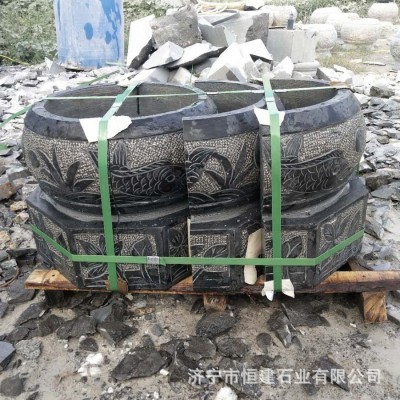 厂家供应各种规格天青石 石抱鼓 仿古柱墩石 包柱石 柱顶石图3