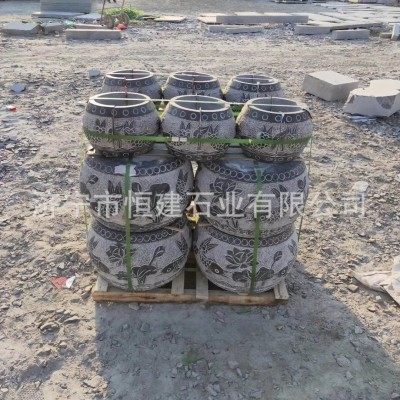 厂家供应各种规格天青石 石抱鼓 仿古柱墩石 包柱石 柱顶石图5