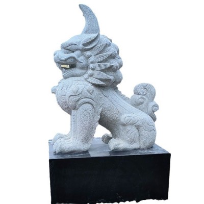 石雕獬豸独角兽天然石头雕刻动物公正公平象征法院司法局门口摆件图5