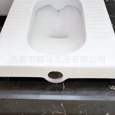 工程款陶瓷蹲便器 马桶 蹲大便器直充蹲便器八角蹲S弯蹲便器蹲坑图3