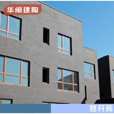 60*240mm 浅灰色外墙劈开砖 古城墙青灰色 高档别墅外墙砖图4