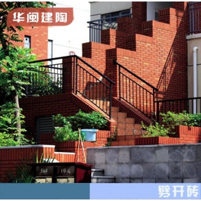高档别墅小区工程专用 抛砂磨砂窑变质感劈开砖外墙砖 60x240mm图3