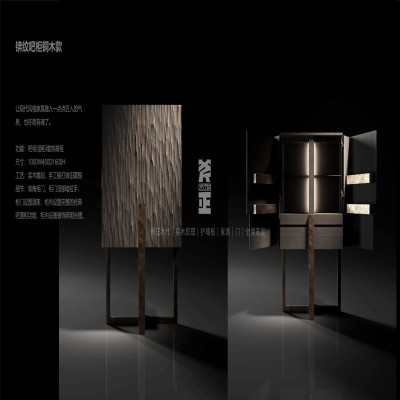 斧正高端家具雕刻纹理家具现代高端全屋家具高端衣柜墙板雕刻纹理图2
