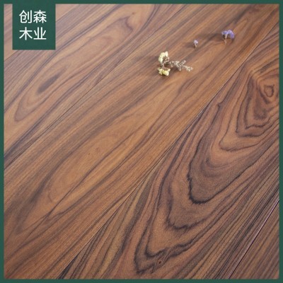 厂家供应高端红木巴西黑黄檀南美酸枝实木地板木蜡油面红木地板图4