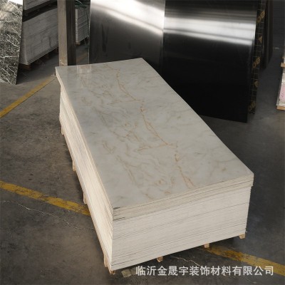 1220*2440仿大理石墙板pvc转印膜设计用于室内背景墙板装饰图2