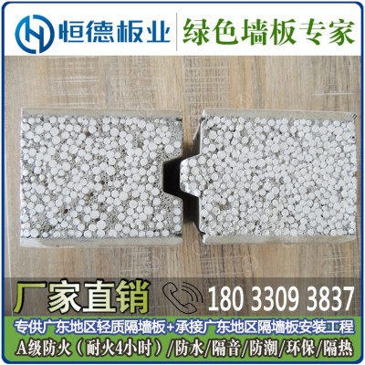 恒德板业 厂家直销 水泥发泡泡沫颗粒隔墙板 装配式墙板 价格便宜图2