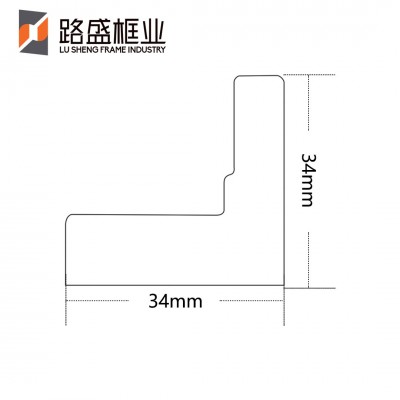 2135路盛L型PS发泡线条 相框画框无框画装饰线条装饰框架图5