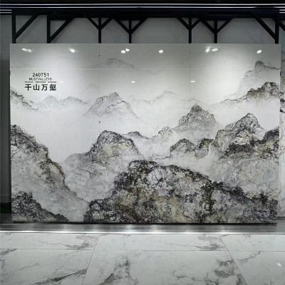 岩板电视背景墙1200x2400客厅大理石连纹大板板材现代简约潘多拉图4