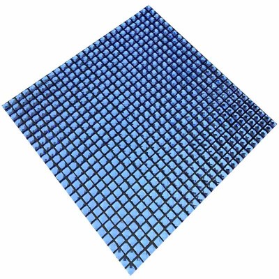10mm蓝色钻面镜面 13面马赛克瓷砖墙贴 吧台背景墙带背胶自粘图4
