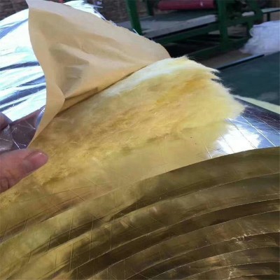 铝箔玻璃棉毡 离心玻璃棉卷毡 钢结构玻璃棉毡 大棚保温玻璃棉图3