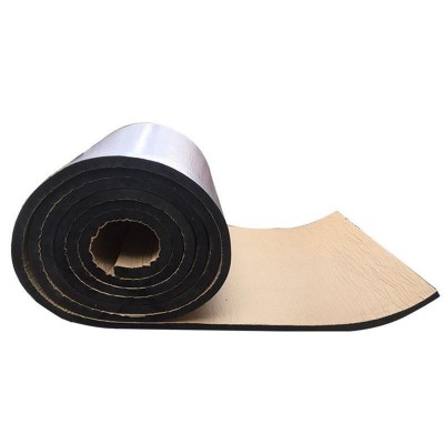 铝箔自粘防火棉 保温棉 隔热板 隔音棉 屋顶隔热防晒憎水橡塑棉图5