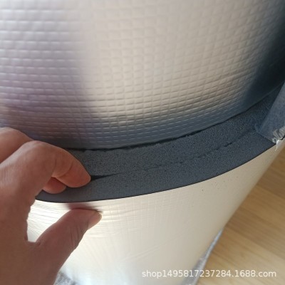 铝箔自粘防火棉 保温棉 隔热板 隔音棉 屋顶隔热防晒憎水橡塑棉图2