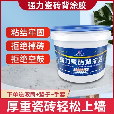 强力瓷砖背涂胶粘结剂桶装普通快干型粘接粘合剂上墙瓷砖背胶5kg图2