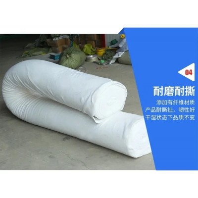 名博土工工程布白色无纺布滤水渗水公路保湿毯桥梁护坡混凝土养护图5