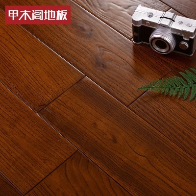 金刚柚木纯实木地板原木刺槐木蜡油本色黑胡桃色家用卧室内批发图4