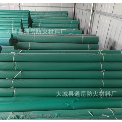 单面硅胶防火布 空调纳米阻燃布 防火篷布 三防布厂家 资料齐全图2