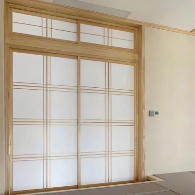 日式推拉门格子门障子纸吊轨移门隔断推拉门榻榻米门窗和室折叠门图4
