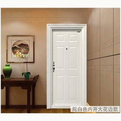 钢质门防盗门现货非标白色工程制宿舍学校出租屋家用进入户安全门图2