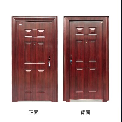 钢质门防盗门现货非标白色工程制宿舍学校出租屋家用进入户安全门图5