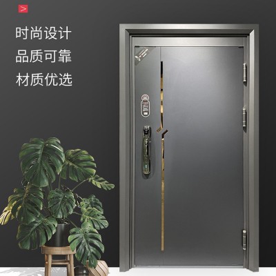 入户家用防盗门钢质门进户门入户门 简约风格 出租房图2