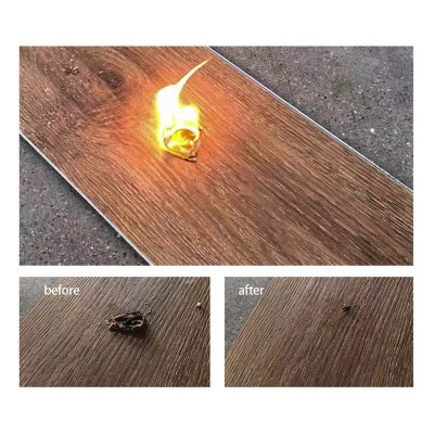 spc锁扣地板石塑防水加厚耐磨防火地板酒店pvc卡扣式图4