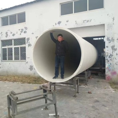 PVC-U缠绕管 双扣聚氯乙烯增强管 白色双扣排污管 SN8排水管厂家图5