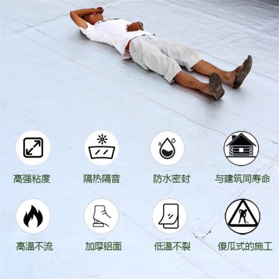丁基自粘防水卷材铝箔水泥屋面屋顶防水材料裂缝彩钢瓦补漏防水胶图3