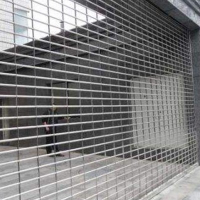 厂家供应 不锈钢卷闸门 电动不锈钢卷帘门 银行通花卷闸门图3